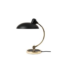 KAISER Borðlampi LUXUS svartur matt/bras