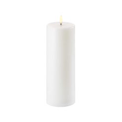 Batterískerti PILLAR W7,8 H25 hvítt