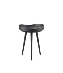 Borð D106 BAKKETOP Ø38 H48 eik/svart