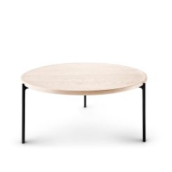 Borð SAVOYE Ø90 H35 eik/hvítolía