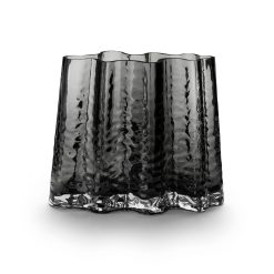 Vasi GRY breiður 19cm, smoke