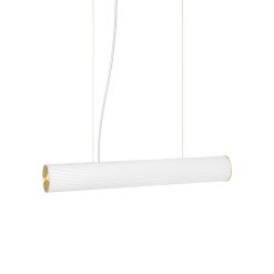 VUELTA Hengilampi 60 hvítur/brass