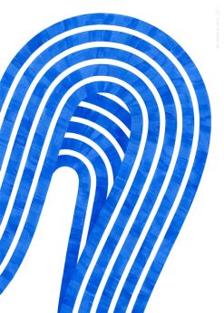 Plakat ENTROPY BLUE 01 30x40