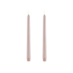 Batterískerti W2,3 x H25 2/pk Beige