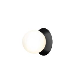 LIILA 1 Vegg/loft M IP44 Black/Opal