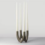 Kertastjaki CHANDELIER 4 arma Dark Stone