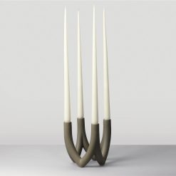 Kertastjaki CHANDELIER 4 arma Dark Stone