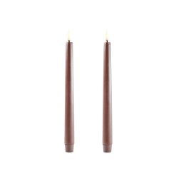 Batterískerti Caramel W2,3 x H25 2/pk