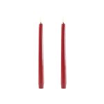 Batterískerti Carmine Red W2,3xH25 2/pk