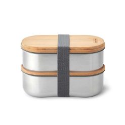 Nestisbox BAM BENTO BOX  stál almond/gre