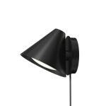 KEGLEN 175 Vegglampi LED K27 svartur
