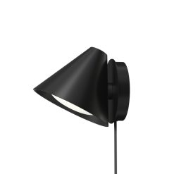 KEGLEN 175 Vegglampi LED K27 svartur