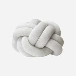 Púði KNOT Ragnheiður Ösp, White/Grey