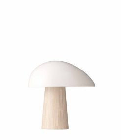 NIGHT OWL Borðlampi askur, Smokey White