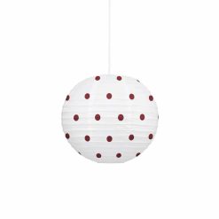 Lampaskermur DOT Ø40 burgundy