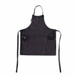 Svunta 5 POCKETS Slim fit, leður svört