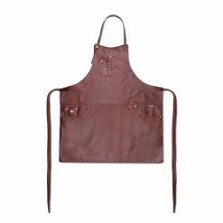 Svunta 5 POCKETS Slim fit, leður brún