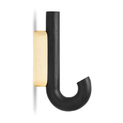 Snagi HOOK MINI svört eik/brass
