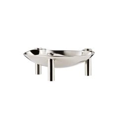 Skál STOFF Nagel chrome