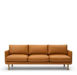 Sófi EMO 3 sæta leður Dakar Cognac