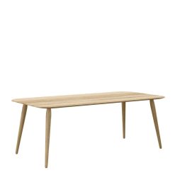 Borð PLAYrectangular 120x60 eik h:38