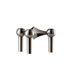 Kertastjaki STOFF Nagel black chrome