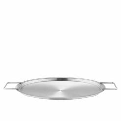 Lok á pott, flatt Ø28cm SS