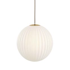 BRIGHT MODECO XL Hengilampi krem snúra