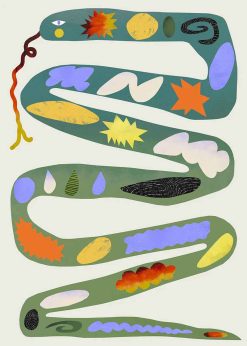 Plakat GREEN SNAKE 30x40
