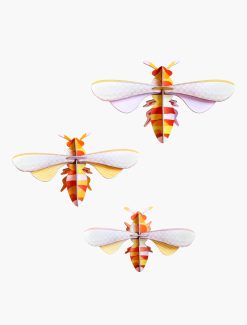 Pappírsdýr 3/pk HONEY BEES