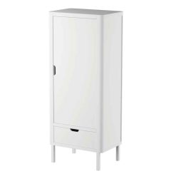 Fataskápur SEBRA classic m/ 1 hurð white
