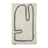 Ferm Living Motta LAY Off-white/Coffee
