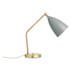 GRASHOPPA Borðlampi Dusty Blue/brass