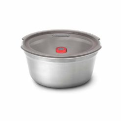Skál MULTI STEEL FOOD L grey/red 950ml