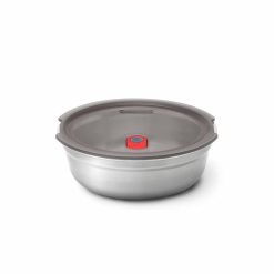 Skál MULTI STEEL FOOD S grey/red 650ml