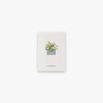 Kort lítið BLOMSTERKUVERT - god bedring-