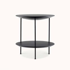 Borð PASTILLE Ø50 black stained
