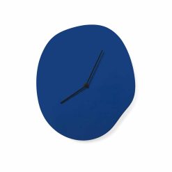 Veggklukka MELT blue