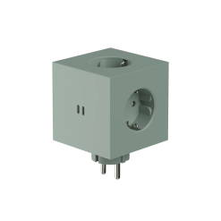 Fjöltengi SQUARE 2 m/USB C, grænn