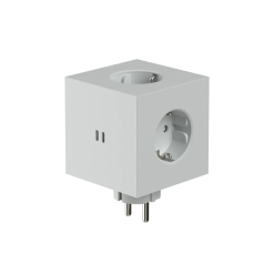 Fjöltengi SQUARE 2 m/USB C, grátt