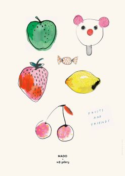 Plakat FRUITS & FRIENDS 50x70