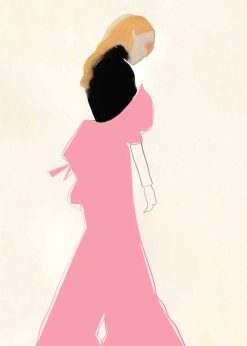 Plakat PINK DRESS 50x70