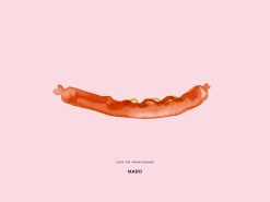 Plakat SUZIE THE VEGAN SAUSAGE 30x40