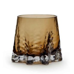 Kertastjaki f/teljós GRY M cognac