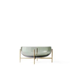 Skál ECHASSE L, smoke/brushed brass