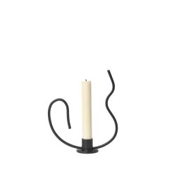 Kertastjaki VALSE LOW H18,4 Black