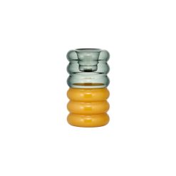 Kertastjaki HOOP smoke/milky yellow