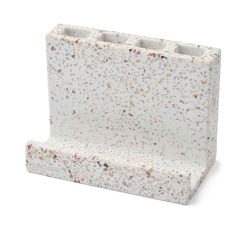 Tannburstastandur TERRAZZO 15x15x8 cm
