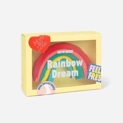 Sokkar EAT MY SOCKS Rainbow Dream Pinky