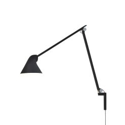 NJP Vegglampi LONG LED 27K svartur